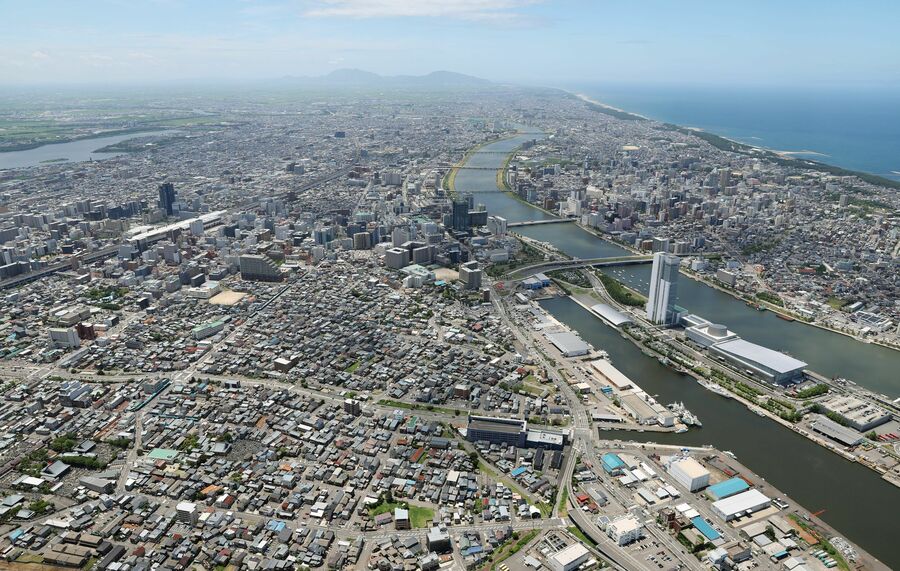 【写真】新潟市市街地