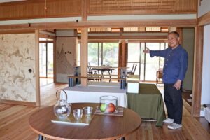【写真】のどかな地で落ち着いたひとときを過ごせるクラフト・ユー別墅・寂庵＝柏崎市南下