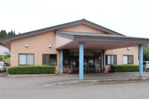 【写真】来年３月末で閉館する馬下保養センター＝五泉市馬下